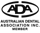 Australian dental association member logo